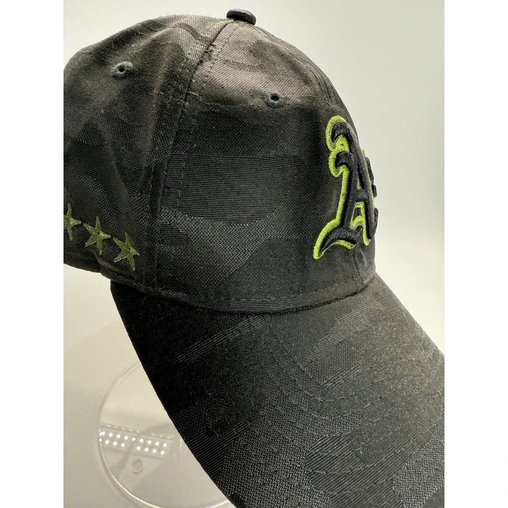 Authentic MLB New Era Oakland Athletics black camouflage Flex Hat‎